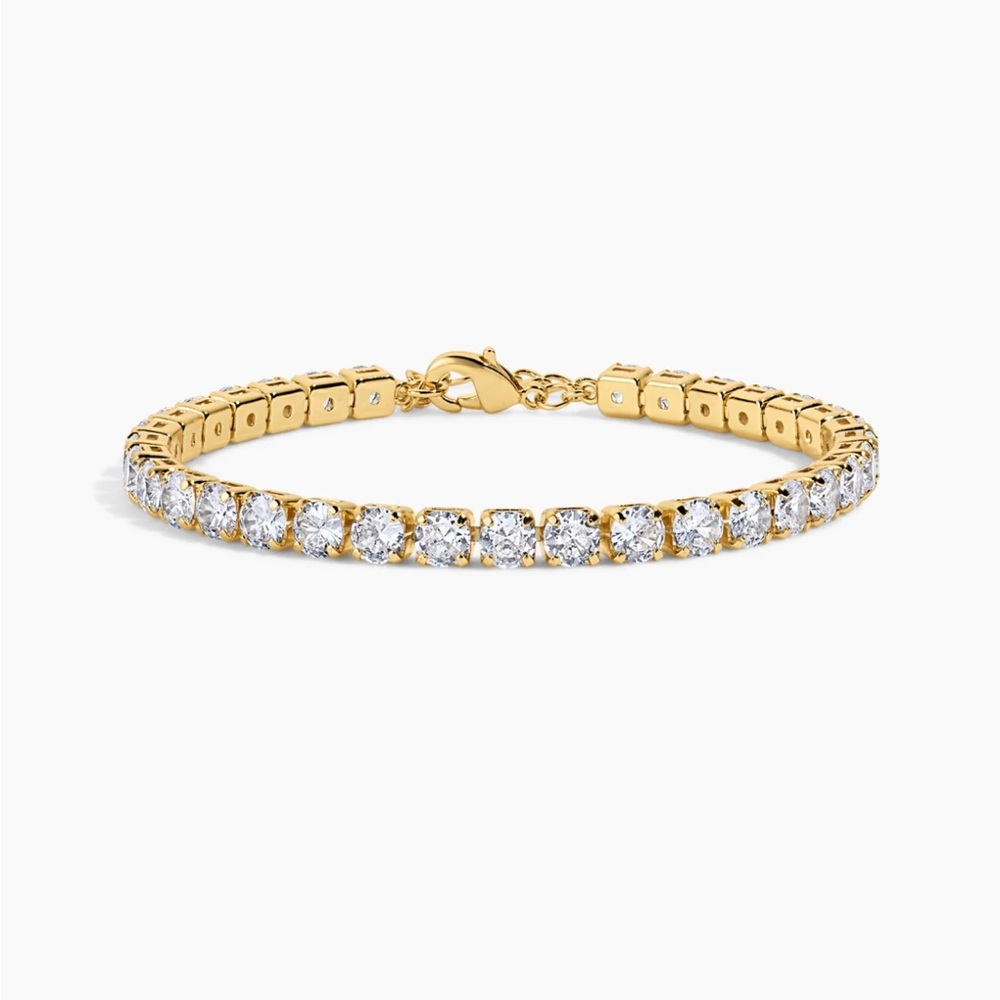 Electric Picks Silver Tennis Bracelet